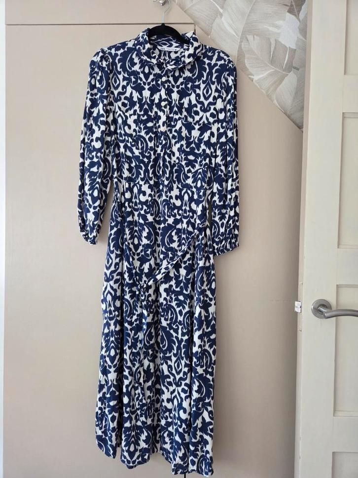 ZARA JURK...MAAT XXL...ZGAN...kerst tip!, Kleding | Dames, Jumpsuits, Zo goed als nieuw, Maat 46/48 (XL) of groter, Blauw, Ophalen of Verzenden