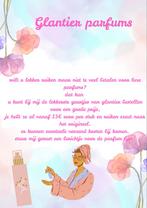 Glantier Parfums - Luxe geuren voor een betaalbare prijs!, Sieraden, Tassen en Uiterlijk, Uiterlijk | Parfum, Ophalen of Verzenden