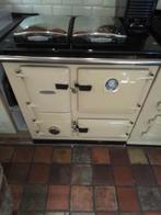 Aga-rayburn in crème, houtgestookt., Huis en Inrichting, Ophalen of Verzenden, Zo goed als nieuw, Hout