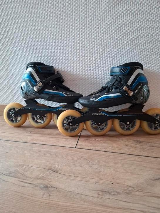 Powerslide R4 skeelers maat 37, Sport en Fitness, Skeelers, Zo goed als nieuw, Inline skates 4 wielen, Powerslide, Ophalen of Verzenden