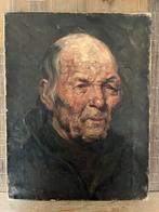 Portret Haagse School man monnik hoofd 19de eeuw, Antiek en Kunst, Ophalen of Verzenden