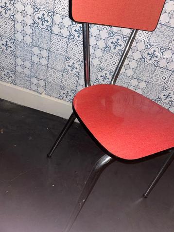 Vintage formica eetkamerstoelen beschikbaar voor biedingen