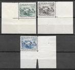 Nederland 1930 Rembrandt NVPH 229-31 hoekstukken pf zp luxe, Ophalen of Verzenden, T/m 1940, Postfris