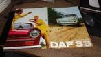 Folder  DAF  33  automatic / variomatic, Verzenden, Zo goed als nieuw, Overige merken