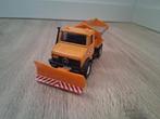 Mercedes-Benz unimog met sneeuwschuif en strooier, Hobby en Vrije tijd, Modelauto's | 1:50, Ophalen of Verzenden, Zo goed als nieuw