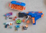 5 NERF pistolen, pijlen, automatisch geweer, Ophalen of Verzenden, Gebruikt