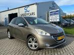 Peugeot 208 1.4 VTI 3DRS 2012 Clima Cruise Half Leer PDC, Auto's, Peugeot, Voorwielaandrijving, 565 kg, Zwart, Leder en Stof