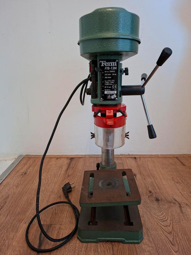 Ferm FTB-13M Kolomboormachine - Gebruikt, Doe-het-zelf en Verbouw, Gereedschap | Boormachines, Gebruikt, Kolomboormachine, Minder dan 400 watt