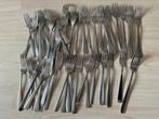 Partij vorken ongesorteerd 70 stuks, Ophalen of Verzenden, Gebruikt, Rvs of Chroom, Los bestek