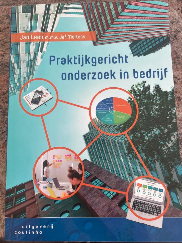 Jan Leen - Praktijkgericht onderzoek in bedrijf, Boeken, Schoolboeken, Gelezen, Nederlands, Overige niveaus, Ophalen of Verzenden