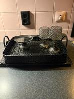 Mooie zwarte 6 delige set van Colmore zie adv NIEUW, Huis en Inrichting, Ophalen of Verzenden, Nieuw, Rechthoekig