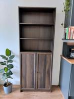 Ikea Billy boekenkast, donkerbruin eiken patroon, Ophalen, 200 cm of meer, Nieuw, 50 tot 100 cm