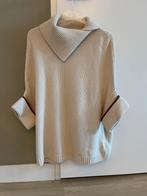Massimo Dutti luxe- wol- angora trui/cape NIEUW, Ophalen of Verzenden, Nieuw, Maat 36 (S), Beige