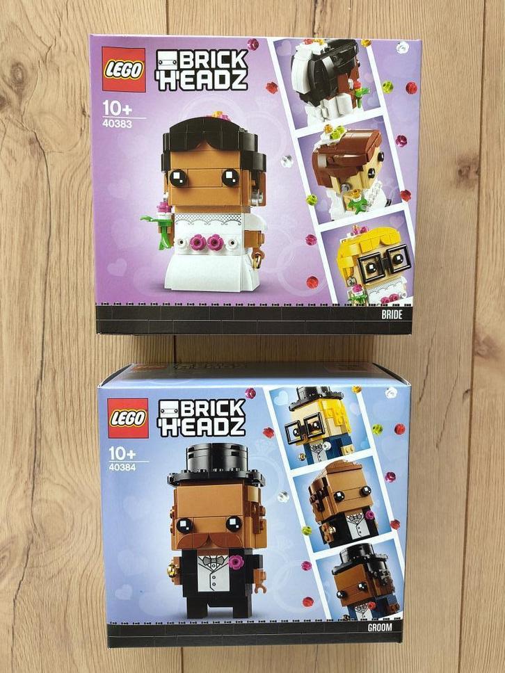 LEGO Brickheadz Bruid 40383 & Bruidegom 40384 *NIEUW*, Kinderen en Baby's, Speelgoed | Duplo en Lego, Nieuw, Lego, Complete set