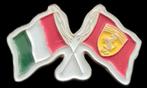 Ferrari- Italie vlaggen pin, Verzamelen, Speldjes, Pins en Buttons, Verzenden, Nieuw, Transport, Speldje of Pin