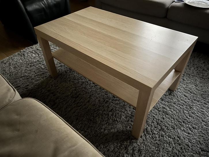 IKEA Lack salontafel geglazuurd eikeneffect, Huis en Inrichting, Tafels | Salontafels, Zo goed als nieuw, Minder dan 50 cm, 50 tot 100 cm