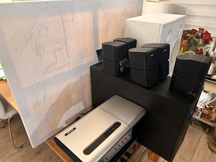 Bose Lifestyle 12 systeem Model 5 Surround Set met subwoofer, Audio, Tv en Foto, Versterkers en Receivers, Gebruikt, Overige systemen