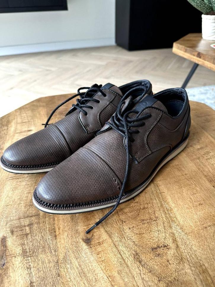 Bullboxer veterschoenen maat 45, Kleding | Heren, Schoenen, Nieuw, Veterschoenen, Bruin, Ophalen
