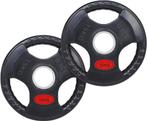 PH Fitness Olympische Rubberen Halterschijven 15KG Set, Ophalen, Benen, PH fitness, Overige typen