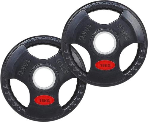 PH Fitness Olympische Rubberen Halterschijven 15KG Set, Sport en Fitness, Fitnessmaterialen, Nieuw, Overige typen, Armen, Benen