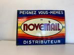 Vintage Novemail Emaille Reclamebord, Ophalen of Verzenden
