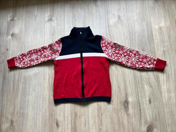 Dale of Norway Noors merino wollen vest mt L, Kleding | Dames, Truien en Vesten, Zo goed als nieuw, Maat 42/44 (L), Rood, Ophalen of Verzenden