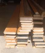 9 m2 prima rabatdelen aan één zijde gebeitst., Doe-het-zelf en Verbouw, Hout en Planken, Ophalen, Gebruikt, 25 tot 50 mm, 250 tot 300 cm