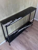 Sidetable marmer, Huis en Inrichting, Tafels | Sidetables, Ophalen, 100 tot 150 cm, Zo goed als nieuw, 25 tot 50 cm