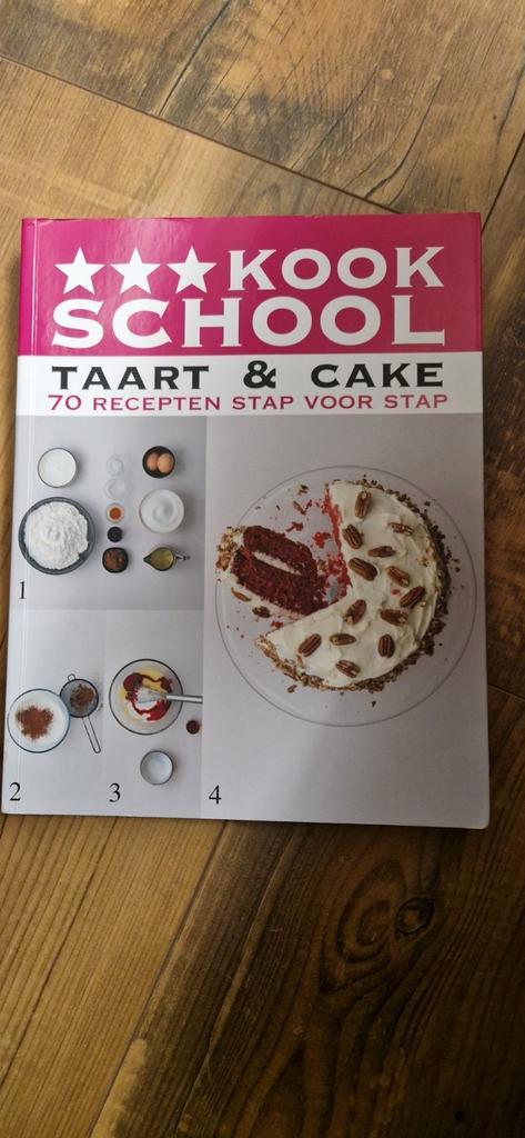 Kookschool taart en cake, Boeken, Kookboeken, Zo goed als nieuw, Ophalen of Verzenden