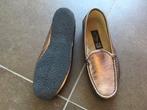 Bormann - Metallic leren loafers instappers - mt 35, Bruin, Verzenden, Instappers, Bormann