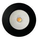 Meubel inbouwspot zwart LED 3w 12v DC, Led, Metaal of Aluminium, Ophalen of Verzenden, Plafondspot of Wandspot