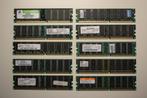 Diverse typen 256 MB DDR geheugen, Ophalen of Verzenden, DDR, Desktop, Gebruikt