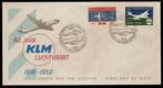 Nederland FDC E40 Zonder Adres, 40 jaar KLM 1959, Ophalen of Verzenden, Onbeschreven, Nederland
