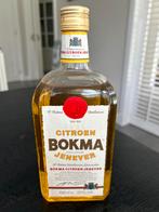 Bokma Citroen Jenever - Antieke Fles Jenever 100cl 30% vol., Ophalen of Verzenden