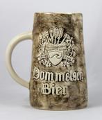 Vintage handmade Dommels bierpul JABO Holland 1960, Verzamelen, Biermerken, Pul(len), Ophalen of Verzenden, Dommelsch, Zo goed als nieuw
