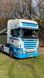 Te koop scania  R 500, Auto's, Vrachtwagens, Achterwielaandrijving, Zwart, Scania, Wit