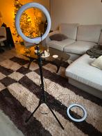 2x Ringlamp Selfie Ringlamp, Audio, Tv en Foto, Fotografie | Fotostudio en Toebehoren, Ophalen, Gebruikt, Lamp of Flitsset