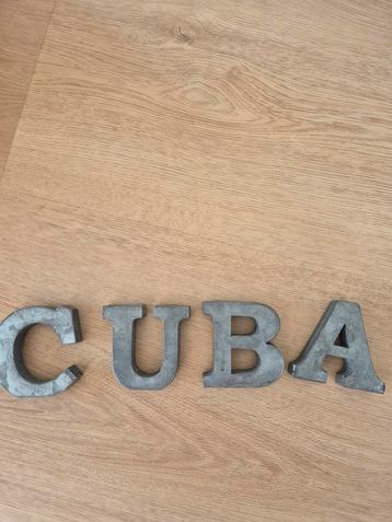 Letters Cuba 5.5 cm hoog beschikbaar voor biedingen