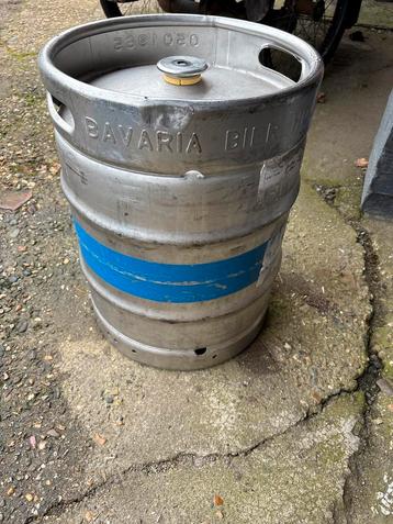 Bavaria fust bier rvs rond de 25 kg beschikbaar voor biedingen