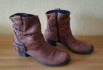Bruin leder enkellaarsje maat 40, Ophalen, Bruin, Lage of Enkellaarzen, Zo goed als nieuw