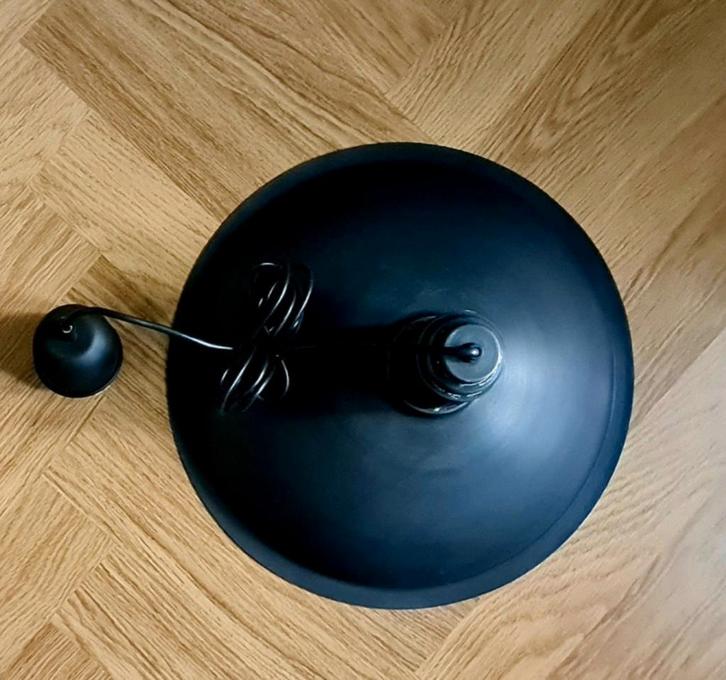 Riverdale industriële plafondlamp - zwart metaal, Huis en Inrichting, Lampen | Hanglampen, Nieuw, Minder dan 50 cm, Metaal, Ophalen