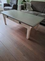 Salontafel + hoektafel, Ophalen, Gebruikt, 100 tot 150 cm, 50 tot 100 cm