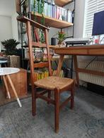 1930s handcrafted Italian chair, Ophalen, Gebruikt, Bruin, Eén