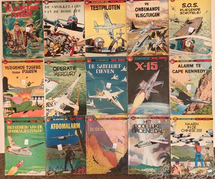 Buck Danny verschillende titels €1,50 per stuk zgn, Boeken, Stripboeken, Zo goed als nieuw, Meerdere stripboeken, Ophalen of Verzenden
