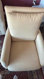 Fauteuil licht beige, Huis en Inrichting, Ophalen, 75 tot 100 cm, Zo goed als nieuw, Stof