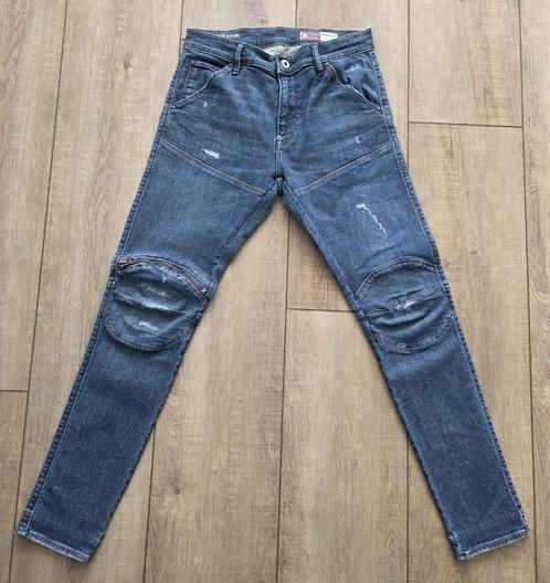 G-Star 5620 Elwood 3D Zip Knee 31-32, Kleding | Heren, Spijkerbroeken en Jeans, Nieuw, W32 (confectie 46) of kleiner, Blauw, Ophalen of Verzenden