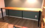 Bureau hout industrieel met Tiptoe design poten, Ophalen, Zo goed als nieuw, Bureau