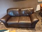 Lederen 2,5-zits bank - nette staat!, Ophalen, Gebruikt, 75 tot 100 cm, Tweepersoons