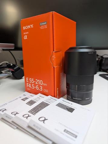 Sony SEL55210 55-210mm F4.5-6.2 OSS zo goed als nieuw beschikbaar voor biedingen