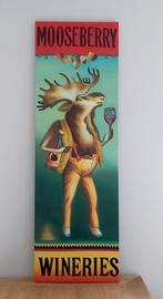Wand decoratie / Eland / wijn / Café / restaurant, Ophalen of Verzenden, Zo goed als nieuw